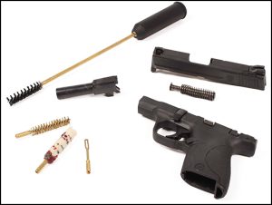 Pistol Cleaning Kit with Handgun
